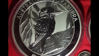 1 Kilo Australian Kookaburra 2014 silver coin [upl. by Aleta]