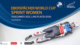 RELIVE  Sprint Women  EBERSPÄCHER Luge World Cup  Lake Placid USA [upl. by Ihtac252]