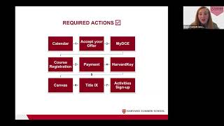 Harvard Summer School PreCollege Admitted Students Webinar [upl. by Adena]