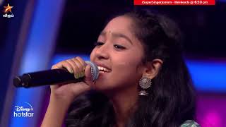 Idhuvum Kadandhu Pogum Full Song by Ananyah ❤️ Super Singer Junior 9  Episode Preview [upl. by Aihsenad]