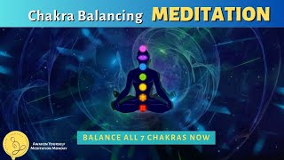 Meditation to BALANCE the 7 CHAKRAS  19 Minutes  Awaken Yourself [upl. by Ozne]