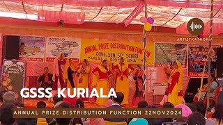 GSSS Kuriala Annual prize distribution function 22Nov2024 artistkatnoria annualfunction farewell [upl. by Janicki]