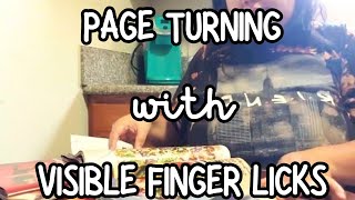 Page Turning Finger Licking Pages ASMR [upl. by Eaton]