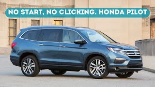 Honda Pilot won’t start no clicking Unobvious reasons [upl. by Osy263]