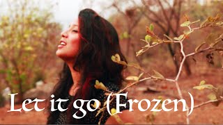 Indian Girl sings quotLet it goquot from Frozen Idina Menzel [upl. by Rawden102]