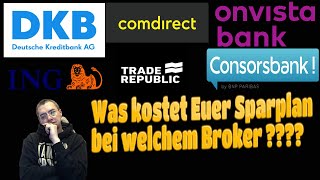 Was kostet Euer ETF Sparplan bei welchem Broker  Flatex Depot Gebühren NeinDanke  inkl Tabelle [upl. by Sibie]