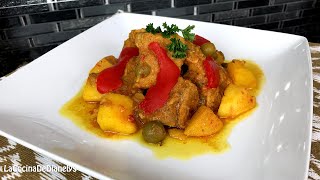 Fricasé De Cerdo Estilo Cubano Riquísimo suave y Fácil De Hacer [upl. by Saidee998]