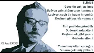 Ali Rıza Ertan quotElimlequot Şiiri [upl. by Ylrebmi]