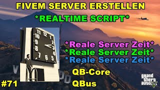 FiveM Server erstellen QbCore  RealTime Script  Reale Server Zeit  71 [upl. by Xam]