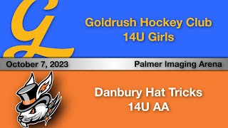 Goldrush 14U Girls vs Danbury Hat Tricks 14U AA  October 7 2023 [upl. by Arretahs489]