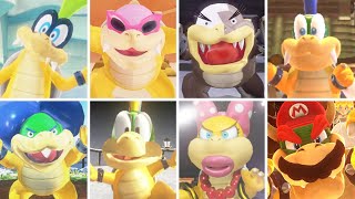 Super Mario Odyssey  All Koopaling Bosses [upl. by Buote]