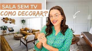 SALA SEM TV COMO DECORAR  Mariana Cabral [upl. by Lore]