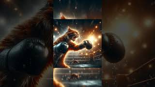 Boxing Cats AI Cat catslover viral fyp trendingshorts [upl. by Hollyanne]