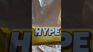 Hype high protein bar review wonkeyjase hype food foryou [upl. by Berlauda]