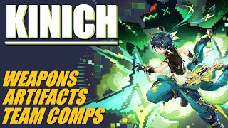 A Quick Guide to Build KINICH Artifacts Weapons and Team Comps [upl. by Bik]