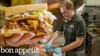 A Day Making The Most Famous Sandwiches in New Orleans  On The Line  Bon Appétit [upl. by Aleahs353]