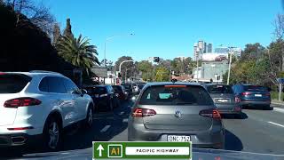 Thornleigh to Sydney CBD NSW Drive via A28 A1 M1 [upl. by Cohlier]