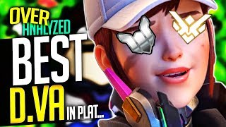 Overwatch Coaching  The BEST DVa in PLAT OverAnalyzed [upl. by Naujyt]