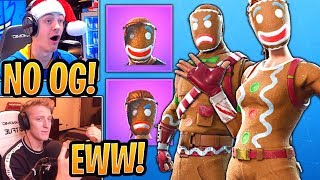 TFUE amp Streamers React to RARE Merry Marauder and Ginger Gunner Skins BACK in the Shop  Fortnite [upl. by Eirahcaz]