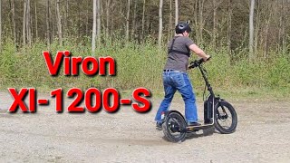 Fahrbericht mit dem Viron XI1200S EScooter [upl. by Arivle279]