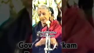 Govindashtakam by MS Amma carnaticmusic mssubbulakshmi govindashtakam msamma [upl. by Ahtekal]