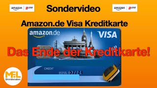 Amazonde VISA Kreditkarte vor dem AUS [upl. by Benjamen380]