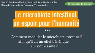 1  Le microbiote intestinal un espoir pour lhumanité [upl. by Ablasor343]