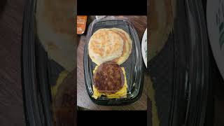 FOOD OF THE DAY MCDONALDS BIG BREAKFAST WITH HOTCAKES [upl. by Accebor]