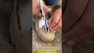 Safety shoe function testsafetyshoes safety shorts shoes workshoes amazing [upl. by Pierette787]