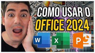 Como usar o OFFICE 2024 Word Excel PowerPoint GRÁTIS SEM PROGRAMAS [upl. by Oriole]