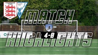 Highlights  Faversham Town 4 Erith amp Belvedere 0 [upl. by Oderf509]