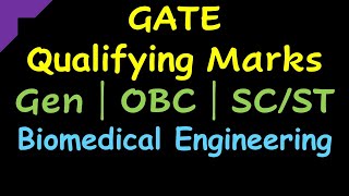 GATE Qualifying Marks Biomedical Engineering BM Paper  ESE Academy Shorts [upl. by Hayman698]