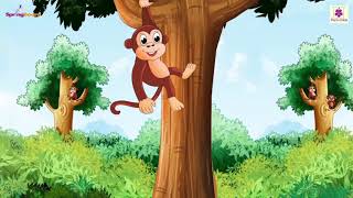 Monkey Song For Kids  Nursery Rhyme For Children  Periwinkle [upl. by Anerual684]