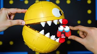 Lego PacMan In real life In The Maze Madness  Pacman Arcade Game [upl. by Pernas616]