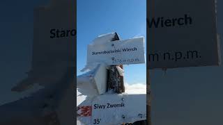 Starorobociański Wierch2176m12102024shorts makovski777 mountains gopro shortvideo [upl. by Euphemiah]