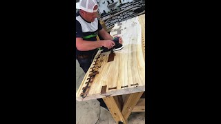 Watch Dusty in action using the ROTEX sander [upl. by Nibas35]