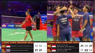 Hasil Match R32 LINING China Masters 2024 Day 2  20 November 2024 [upl. by Anoj]