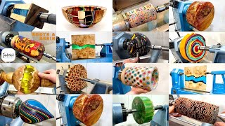 Woodturning  The Best 20 Epoxy Resin Woodturning Videos Of All Time [upl. by Sonahpets]