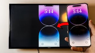 Screen Mirroring with iPhone iOS 17 Wirelessly  No Apple TV Required [upl. by Annua]