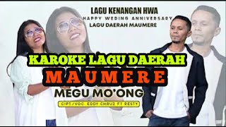 KARAOKE LAGU DAERAH MAUMERE MEGU MOONG [upl. by Aihsa]