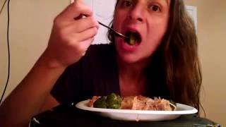 Mukbang  Homemade perogies  Sweet and sour Pork [upl. by Bennett]