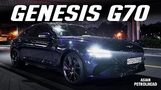 This is how the new Genesis G70 shines at Night [upl. by Aldric]