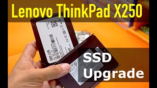 Lenovo ThinkPad X250  How To Replace SSD [upl. by Havot]