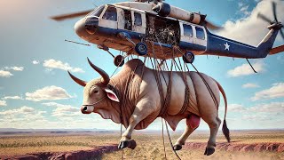 How Farmers Raise Millions Of Cattle From The Air  Agriculture Technology [upl. by Niles]