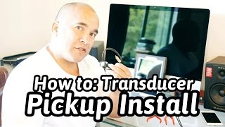 Improve Your Amplified Classical Guitar Sound Transducer Pickup Installation Guide [upl. by Notniw317]