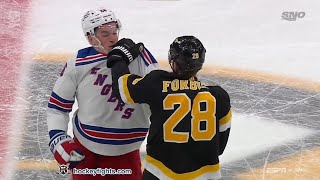 Jimmy Vesey vs Derek Forbort Mar 4 2023 [upl. by Anitsyrk]