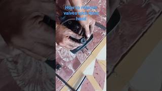 DIY Removing Valve Locks from Honda TMX 155 Cylinder Head [upl. by Ermeena154]