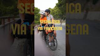 Via Francigena e segnaletica italiainbicicletta cycling cicloviaggiatore [upl. by Ilyah]