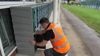 Stanley Teach Hinchley Wood School on Outdoor Locker Storage [upl. by Rbma132]