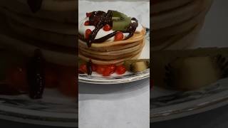 Pancakes food fypシ゚viral recipe cooking cooking viralvideo fyp shorts youtubeshorts viral [upl. by Anyrb]